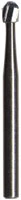 Midwest Operative Carbide Bur #2 Round HP, 1.0 mm Diameter, 10/Pk, 389304