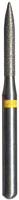 Midwest Multi-Use Diamond Bur FG 863-012F, Fine Grit, Flame Shape, 1.2 mm Diameter, 10.0 mm Length, 5/Pk