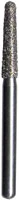 Midwest® Multi-Use Diamond Bur, FGSS, Taper Round End, Coarse, #856-012C, 1.2 mm Diameter, 8.0 mm Length, Green Ring, 5/Pkg, 471221