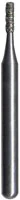 Midwest Multi-Use Diamond Bur FG, Medium Grit, Flat End Cylinder, 0.9 mm Diameter, 3.0 mm Length, #556D (835M-009M), 5/Pkg