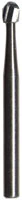 Midwest Operative Carbide Bur #6 Round FG, 1.8 mm Diameter, 100/Bag, 386206