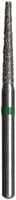 Midwest® Multi-Use Diamond Bur #848, Fine Grit, Taper Long Flat End, Friction Grip, 1.8 mm Diameter, 10.0 mm Length, 5/Pkg