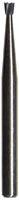 Midwest Operative Carbide Bur #33-1/2, Inverted Cone, Friction Grip Short Shank, 0.6mm Diameter, 10/Pk, 389409