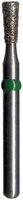 Midwest Multi-Use Diamond Bur #807/012M, Medium Grit, Long Inverted Cone, Friction Grip, 1.2mm Diameter, 3.5mm Length, 5/Pk