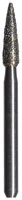 Midwest Multi-Use Diamond Bur, FG Flame, Medium Grit, 1.8mm Diameter, 6.5mm Length, 5/Pk, #30011-018M