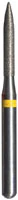 Midwest® #862/010 Medium Multi-Use Diamond Flame FG Bur, 1.0 mm Diameter, 8.0 mm Length, 5/Pkg