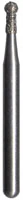 Midwest® Multi-Use Diamond Bur FG #802/023, Medium Grit, Round Extended End, 2.3 mm Diameter, 2.9 mm Length, Friction Grip, 5/Pkg