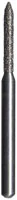 Midwest Multi-Use Diamond Bur #878-012SC, FG Short Shank, Super Coarse, Cylinder Modified Bevel, 1.2 mm Diameter, 8.0 mm Length, 5/Pkg