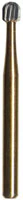 Midwest® Trimming and Finishing Carbide Bur, FG, Round 12-Blade, #7004, 1.4 mm Diameter, 10/Pkg, 389503
