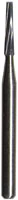 Midwest Operative Carbide Bur #169, Tapered Fissure, Flat End, Friction Grip Short Shank, 0.9 mm Diameter, 3.2 mm Length, 6 Flutes, 100/Bag, 386419