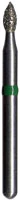 Midwest Multi-Use Diamond Bur FG 368-016C, Coarse Grit, Football Shape, 1.6 mm Diameter, 3.3 mm Length, 5/Pk, 471411