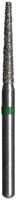 Midwest® Multi-Use Diamond Bur FG #848/018, Ultra Coarse, Taper Flat End Long, Friction Grip, 5/Pkg