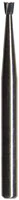 Midwest Operative Carbide Bur #34, Inverted Cone, Right-Angle Latch, 0.9 mm Diameter, 4.9 mm Length, 10/Pkg, 389110