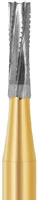 Midwest Multi-Prep Carbide Bur #557, Straight Flat End, Friction Grip, 1.0 mm Diameter, 3.7 mm Length, 10/Pkg, 399227
