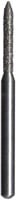 Midwest® Multi-Use Diamond Bur #878/014M, FGSS, Cylinder Modified Bevel End, Medium Grit, 1.4 mm Diameter, 8.0 mm Length, 5/Pkg