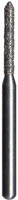 Midwest Multi-Use Diamond Bur 885-012C FG Cylinder Bevel, Coarse, 1.2mm Diameter, 8.2mm Length, 5/Pk, 471352