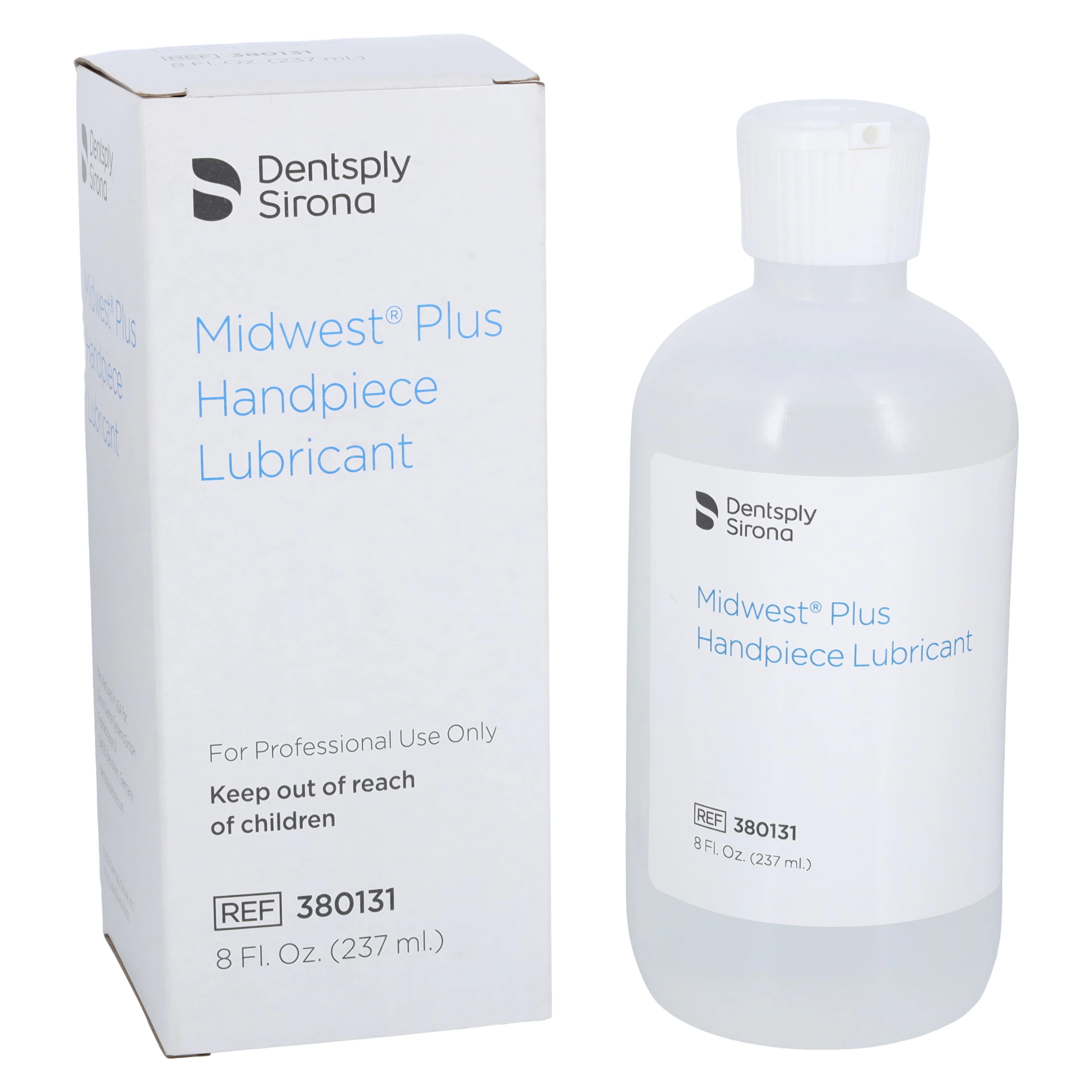Midwest Plus Handpiece Lubricant Oil Refill, 8 oz Bottle, 380131