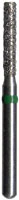 Midwest® Multi-Use Diamond Bur FG #837-012C, Coarse, Cylinder Flat End, 1.2 mm Diameter, 8.0 mm Length, 5/Pkg, 471089