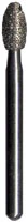 Midwest® Multi-Use Diamond Bur FG #379-016F, Fine Grit, Esthetic Trimming Egg/Football Shape, 1.6 mm Diameter, 3.4 mm Length, 5/Pkg