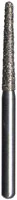 Midwest® Multi-Use Diamond Bur FG, Coarse, Taper Round End Long, #850-023C, 2.3 mm Diameter, 10.0 mm Length, 5/Pkg, 471177