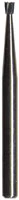 Midwest Operative Carbide Bur #37, Inverted Cone, Friction Grip, 1.2 mm Diameter, 10/Pk, 389213