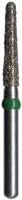 Midwest Multi-Use Diamond Bur FG #856L-020F, Fine Grit, Taper Long Round End, 2.0 mm Diameter, 9.0 mm Length, Friction Grip, 5/Pkg