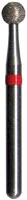 Midwest Multi-Use Diamond Bur, FG Round, Medium Grit, 2.9 mm Diameter, 2.9 mm Length, 5/Pk, #801-029M