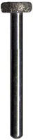 Midwest Multi-Use Diamond Bur 909-040SC, Super Coarse, Wheel Rounded Edge, Friction Grip, 4.0mm Diameter, 1.4mm Length, 5/Pk, 471385