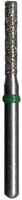Midwest® Multi-Use Diamond Bur FG #837KR-014SC, Super Coarse, Cylinder Long Modified Flat End, 1.4 mm Diameter, 8.0 mm Length, Friction Grip, 5/Pkg