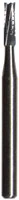 Midwest® Operative Carbide Bur #558, FG Short Shank, Straight Fissure, Flat End Crosscut, 1.2 mm Diameter, 3.7 mm Length, 6 Flute, 100/Bag, 386428