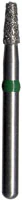 Midwest® #845KR/018 Super Coarse Multi-Use Diamond Taper Flat Modified FG Bur, 1.8 mm Diameter, 4.0 mm Length, Friction Grip, 5/Pkg