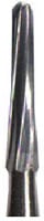 Midwest Esthetic Finishing Carbide Bur, FG Safe End Taper, 12 Blade, #7214S, 1.2 mm Diameter, 5.1 mm Length, 10/Pkg, 379105