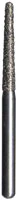 Midwest Multi-Use Diamond Bur FG #850-018SC, Super Coarse, Taper Round End Long, 1.8 mm Diameter, 10.0 mm Length, 5/Pk, 471180