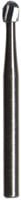 Midwest Operative Carbide Bur, Round #8, HP (Handpiece), 2.3 mm Diameter, 100/Bag, 386307