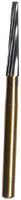 Midwest® Trimming and Finishing Carbide Bur, FG - Tapered Cone 12 Blade, #7204, 1.4 mm Diameter, 8.8 mm Length, 10/Pkg, 389516