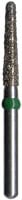 Midwest® #856L/018 Coarse Multi-Use Diamond Taper Round Long FG Bur, 1.8 mm Diameter, 9.0 mm Length, 5/Pkg