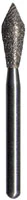 Midwest® Multi-Use Diamond Bur FG, Fine Grit, Football Shape, #899-031F, 3.1 mm Diameter, 7.0 mm Length, 5/Pkg