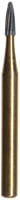 Midwest Trimming and Finishing Carbide Bur, FG, 12-Blade, Bullet, 1.0 mm, #7802, 10/Pk