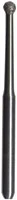 Midwest Multi-Use Diamond Bur FG #801L-016C, Coarse Grit, Long Round End, 1.6 mm Diameter, 1.6 mm Length, 5/Pkg
