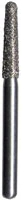 Midwest® Multi-Use Diamond Bur, FGSS, Taper Round End, Coarse, #856-014C, 1.4 mm Diameter, 8.0 mm Length, Green Ring, 5/Pkg, 471222