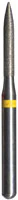 Midwest Multi-Use Diamond Bur #862-012, Extra Fine Grit, Flame Shape, Friction Grip, 1.2 mm Diameter, 8.0 mm Length, 5/Pk
