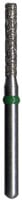 Midwest Multi-Use Diamond Bur FG #837KR-014F, Fine Grit, Long Cylinder Modified Flat End, 1.4 mm Diameter, 8.0 mm Length, Friction Grip, 5/Pkg