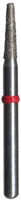 Midwest® #855/014 Medium Multi-Use Diamond Taper Round End FG Bur, 1.4 mm Diameter, 6.0 mm Length, Friction Grip, 5/Pkg