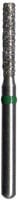 Midwest Multi-Use Diamond Bur FG 837-014UC, Ultra Coarse, Cylinder Long Flat End, 1.4mm Diameter, 8.0mm Length, Friction Grip, 5/Pk