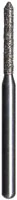 Midwest Multi-Use Diamond Bur FG 885-012SC, Super Coarse, Cylinder Bevel, 1.2mm Diameter, 8.2mm Length, Friction Grip, 5/Pk
