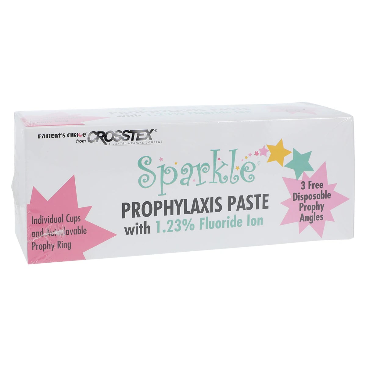 Sparkle Prophy Paste with Xylitol, Medium Grit, Berrylicious Assorted (Blueberry, Raspberry, Strawberry), Unit Dose Cups, 200/Box, UPMB