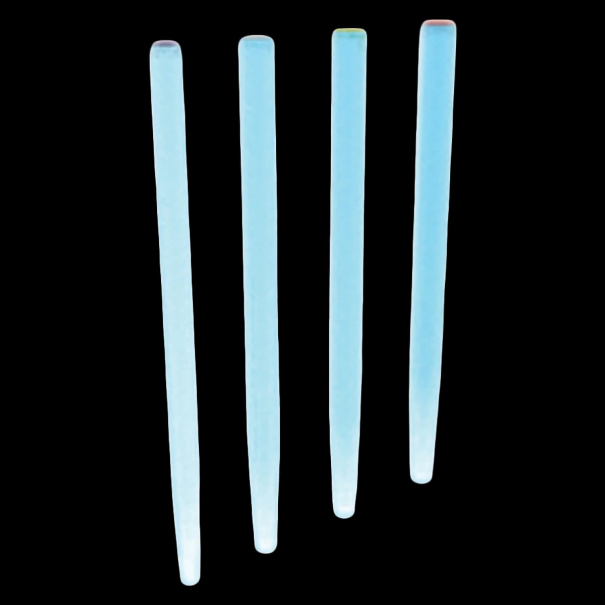 Dentoclic Glass Fiber Posts Intro Kit Translucent, 20 Posts Assorted Sizes (Purple 1.0mm, White 1.2mm, Yellow 1.3mm, Red 1.4mm) with Drills and Accessories