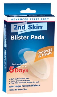 Spenco Foam Blister Pad, 2-3/8" x 1-3/4", Sterile, Oval, Pre-Cut, Adhesive, Transparent, Latex-Free