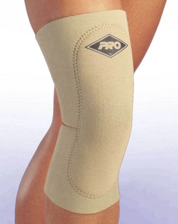 Pro Orthopedic Devices Knee Sleeve Standard, Neoprene, X-Large (16.25-17"), Beige, N1