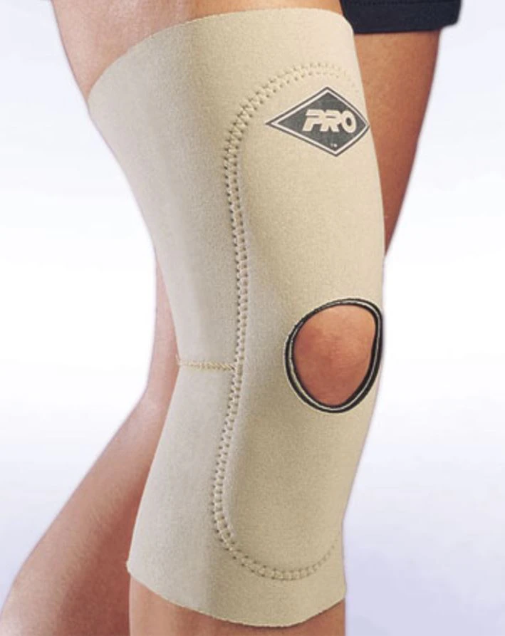 Pro Orthopedic Devices Brace Open Knee BGE Neo Neoprene Knee Support Sleeve, X-Small, 12-13"